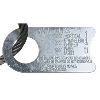 Wire Rope Lifting Sling - Eye & Eye Galvanized - Vanguard Steel 3203 1604