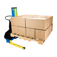 Positionneur de travail UniLift - &eacute;l&eacute;vateur pour palettes, Acier, Capacit&eacute; de 2000 lb - Bishamon UNI-20