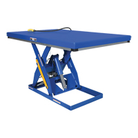 Hydraulic Scissor Lift Table, Steel, 48" L x 24" W, 3000 lbs. Cap. - Vestil AHLT-2448-3-43