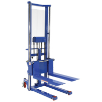 Hefti-Lift Load Stacker, Foot Pump Operated, 1500 lbs. Capacity, 63" Max Lift - Vestil HYD-15