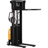 Fork Lift Stacker, Electric Operated, 2000 lbs. Capacity, 63" Max Lift - Vestil SE/HP-63