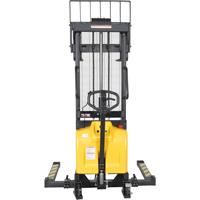 Fork Lift Stacker, Electric Operated, 2000 lbs. Capacity, 63" Max Lift - Vestil SE/HP-63-AA