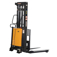 Fork Lift Stacker, Electric Operated, 2000 lbs. Capacity, 63" Max Lift - Vestil SL-63-AA