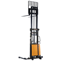 Fork Lift Stacker, Electric Operated, 2000 lbs. Capacity, 63" Max Lift - Vestil SL-63-AA