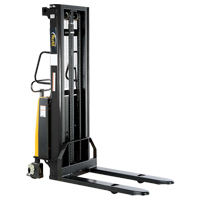 Gerbeur pour chariot &eacute;l&eacute;vateur, Fonctionnement &eacute;lectrique, Capacit&eacute; 2000 lb, Lev&eacute;e max 63" - Vestil SL-63-FF