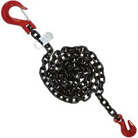 &eacute;lingue en chaîne, chaîne Calibre 100, Simple branches, crochets Grappin et &eacute;chappement, 3/8" x 8' - Vanguard Steel SGS1003896
