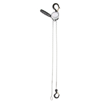Mini Lever Hoist, 5' Lift, 500 lbs. (0.25 tons) Capacity, Zinc Plated Chain - Vanguard Steel 3855 05021