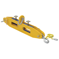 Forklift Lifting Beam, 7" x 2-1/2" Fork Pocket - Vestil FLB-D-10