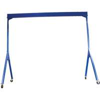 Adjustable Steel Gantry Crane, 20' L, 8000 lbs. (4 tons) Capacity - Vestil AHS-8-20-16