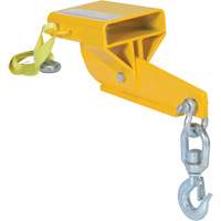 Auto-Tension Hoisting Hook, 5-1/2" x 1-1/2" Fork Pocket - Vestil S-FORK-4-AT