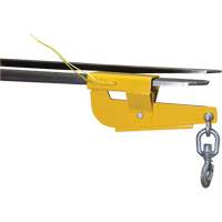 Auto-Tension Hoisting Hook, 5-1/2" x 1-1/2" Fork Pocket - Vestil S-FORK-4-AT