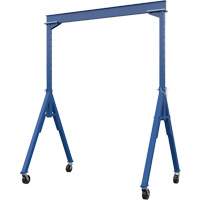 Adjustable Height Gantry Crane, 10' L, 2000 lbs. (1 tons) Capacity - Vestil AHS-2-10-12