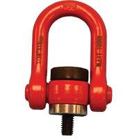 Anneau de levage pivotant VQ pour palan, M8, Longueur du filetage 12 mm, Acier alli&eacute; - Vanguard Steel 2978 60812