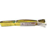 &eacute;lingue en sangle de polyester, Pli Double, Oeillets renvers&eacute;s, Type 4, 2" la x 8' lo, Capacit&eacute; verticale 6400 lb - Campbell EE2902X08T4PI