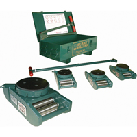 Machine Roller Kit, 15 tons Capacity - Hilman Rollers KRS-15-SLP