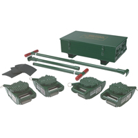 Ensemble de rouleaux pour machine, Capacit&eacute; 15 tonnes - Hilman Rollers KRS-15-SLD