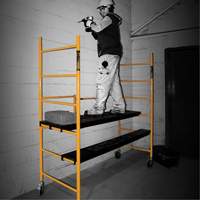 &eacute;chafaudages mobiles - &eacute;chafaudage maxi ronde, Cadre Acier, 78-1/4" h - Metaltech I-IRC