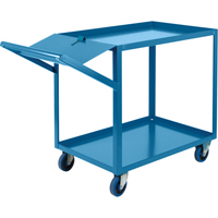 Order Picking Carts, 36" H x 24" W x 52" D, 2 Shelves, 1200 lbs. Capacity - KLETON 