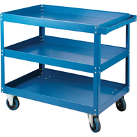 Chariots &agrave; tablette, 3 Tiers, 18" la x 36" h x 30" p, Capacit&eacute; 900 lb - KLETON 
