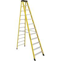 Industrial Heavy-Duty Stepladders (6400 Series), 12', Fibreglass, 300 lbs. Capacity, Type 1A - Featherlite 6412