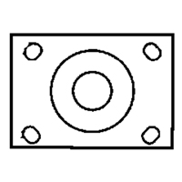 Total Locking Caster, Swivel with Brake, 6" (152.4 mm), Rubber, 450 lbs. (204 kg.) - Colson 44.06109.565