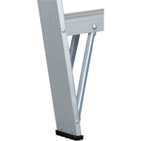 Escabeaux commerciaux (s&eacute;rie 2400), 4', Aluminium, Capacit&eacute; 225 lb, Type 2 - Featherlite 2404