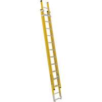 Industrial Heavy-Duty Extension Ladders (6200 Series), 375 lbs. Cap., 21' H, Grade 1AA - Featherlite 6224D