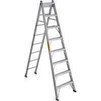 Escabeaux industriels Multi-Way de s&eacute;rie 2700, 8', Aluminium, Capacit&eacute; de 250 lb, ANSI 1, CSA 1 - Featherlite 2708