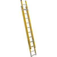 Industrial Heavy-Duty Extension Ladders (6200 Series), 375 lbs. Cap., 17' H, Grade 1AA - Featherlite 6220