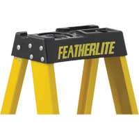 Escabeaux industriels robustes (s&eacute;rie 6900), 6', Fibre de verre, Capacit&eacute; 300 lb, Type 1A - Featherlite 6906