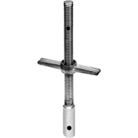 Accessoires pour &eacute;chafaudage - V&eacute;rin ajustable , V&eacute;rin ajustable, 24" la x 24" h - Metaltech M-MBSJS24