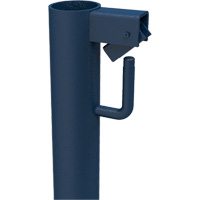 Accessoires pour &eacute;chafaudage - Poteau de garde-corps a/support, Poteau de garde-corps, 6" la x 56" h - Metaltech M-MGPUSL