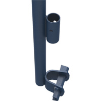 Accessoires pour &eacute;chafaudage - Poteau de garde-corps a/support, Poteau de garde-corps, 6" la x 56" h - Metaltech M-MGPUSL