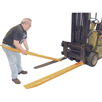 Rallonges de fourche, 48" l x 5" la, Pour des largeurs de fourches 4" - Vestil FE-4-48