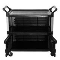 Chariot pour &eacute;quipement, 40-5/8" x 37-7/8" x 20-3/4", Capacit&eacute; 300 lb - Rubbermaid FG409500BLA