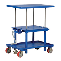 Hydraulic Lift Table, 24" L x 36" W, Steel, 2000 lbs. Capacity - Vestil MT-2436-LP