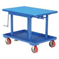 Hydraulic Lift Table, 24" L x 36" W, Steel, 2000 lbs. Capacity - Vestil MT-2436-HP