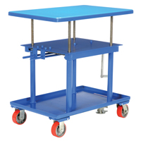 Hydraulic Lift Table, 24" L x 36" W, Steel, 2000 lbs. Capacity - Vestil MT-2436-HP