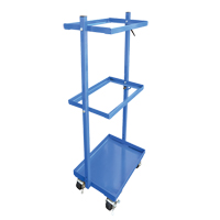 Chariot &agrave; cueillette, Acier, 30-11/16" la x 19-1/4" p, 3 tablettes, Capacit&eacute; 300 lb - Vestil TSCT-3
