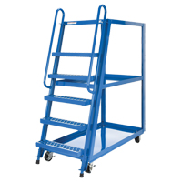 Chariot &agrave; cueillette, Acier, 27-7/8" la x 56-1/8" p, 3 tablettes, Capacit&eacute; 1000 lb - Vestil SPS-HF-2852