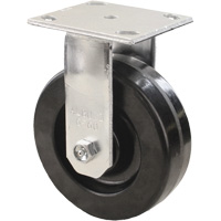 Roulettes robustes EMaxx &agrave; cheville, Fixe, 6" (152,4 mm), Ph&eacute;nolique, 1200 lb (544,3 kg) - Algood RE6563-A38H-PH-RB