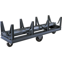 Chariot &agrave; berceaux, 96" lo x 28" la x 29" h, Capacit&eacute; de 10 000 lb, Roue Ph&eacute;nolique - Durham Manufacturing BCT-2896-10K-95