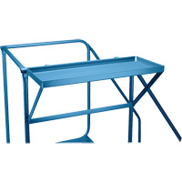 Mechanics/Maintenance Rolling Ladder, Steel, 4 Steps, 38" Platform Height - KLETON 