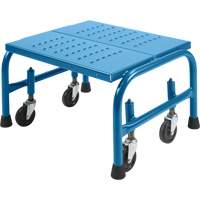 Marche-pied roulant 20 x 16 x 12, 1 marches, Largeur de la marche 18", Hauteur de la plateforme 12", Acier - KLETON 