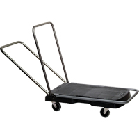 Triple Trolleys, 32-1/2" L x 20-1/2" W, 500 lbs. Cap., Rubber Wheels - Rubbermaid FG440100BLA