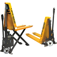 Skid Lifts, 48" L x 20-1/2" W, Steel, 3000 lbs. Capacity - Lift-Rite EM21LY00-000