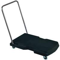 Utility Platform Truck, 30-1/2" L x 20-1/2" W, 250 lbs. Cap., Rubber Wheels - Rubbermaid FG440000BLA
