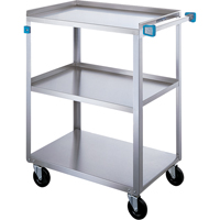 Shelf Cart, 3 Tiers, 21" W x 39" H x 49" D, 500 lbs. Capacity - Lakeside Material Handling 459