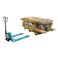 Transpalettes manuels robustes d&eacute;mont&eacute;s, Acier, 48" lo x 27" la, Capacit&eacute; 6600 lb - KLETON 