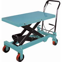 Table &eacute;l&eacute;vatrice robuste &agrave; ciseaux hydraulique, 39-3/8" lo x 20-1/8" la, Acier, Capacit&eacute; 1650 lb - KLETON 